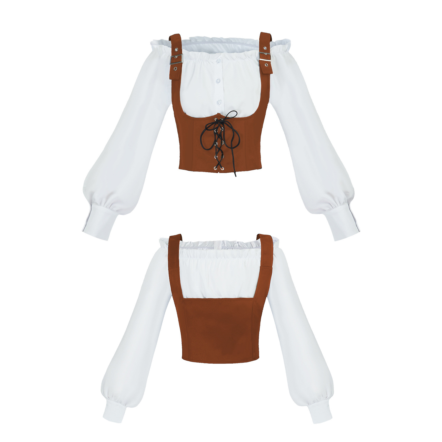 Blouses - Ensemble de costume Renaissance en deux