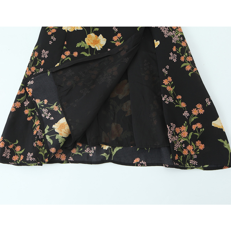 YENKYE Style français Vintage  - French Vintage Floral Midi Dress avis et prix