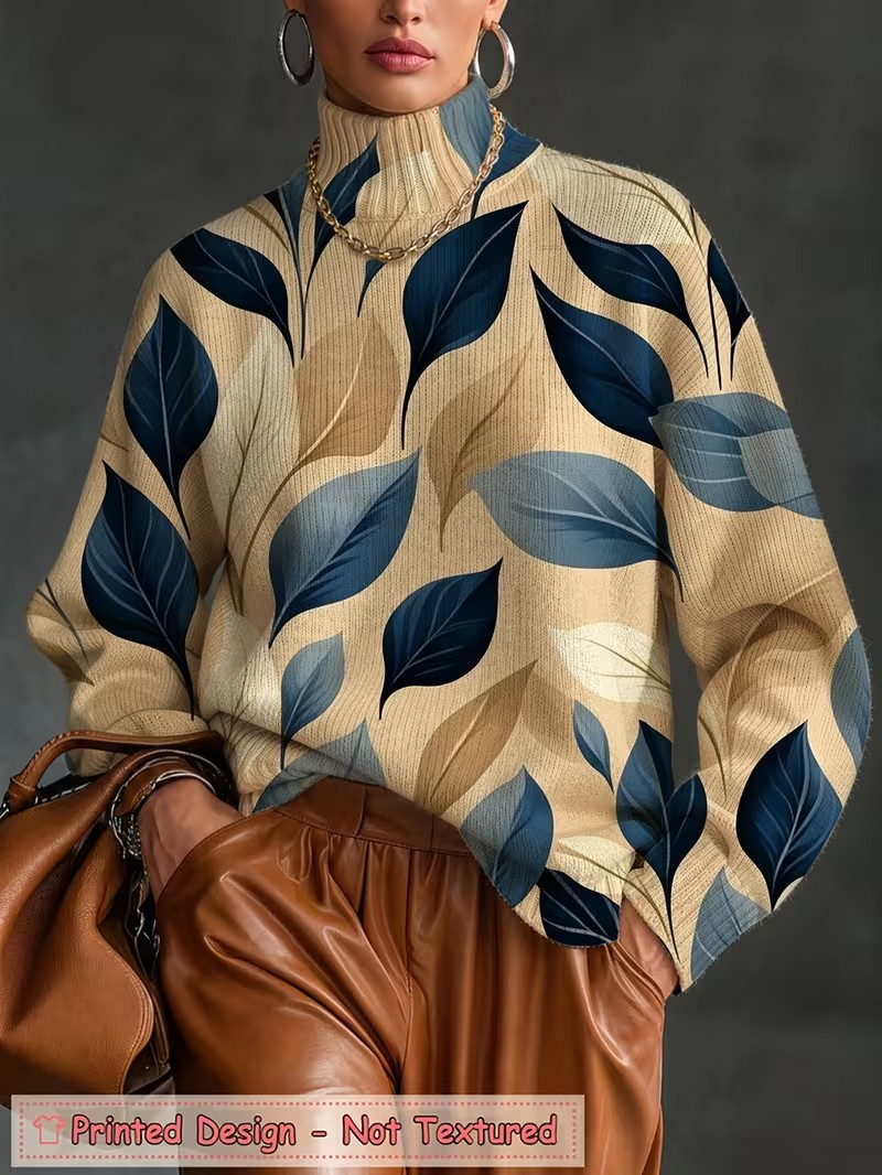 T-shirt à col roulé pour femme - Blouses avis et prix