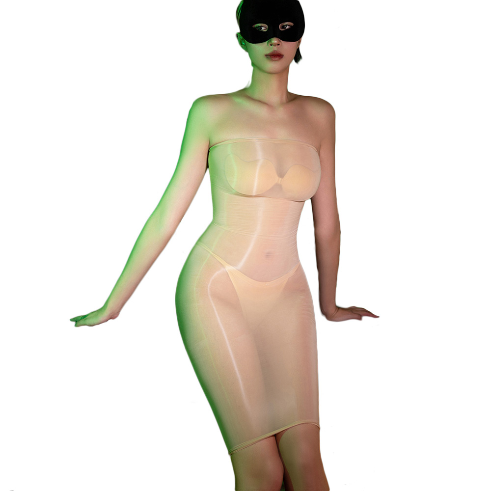 Robe moulante sans bretelles s - Sexy Mesh Sheer Bodycon Dress avis et prix