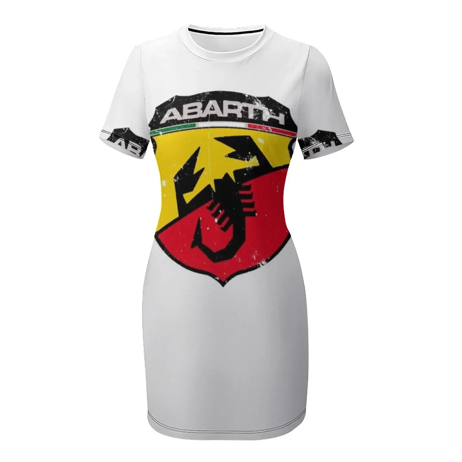 T-shirt classique Abarthlogo,  - Korean Style A Line Shirt Dress avis et prix